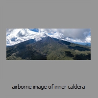 airborne image of inner caldera